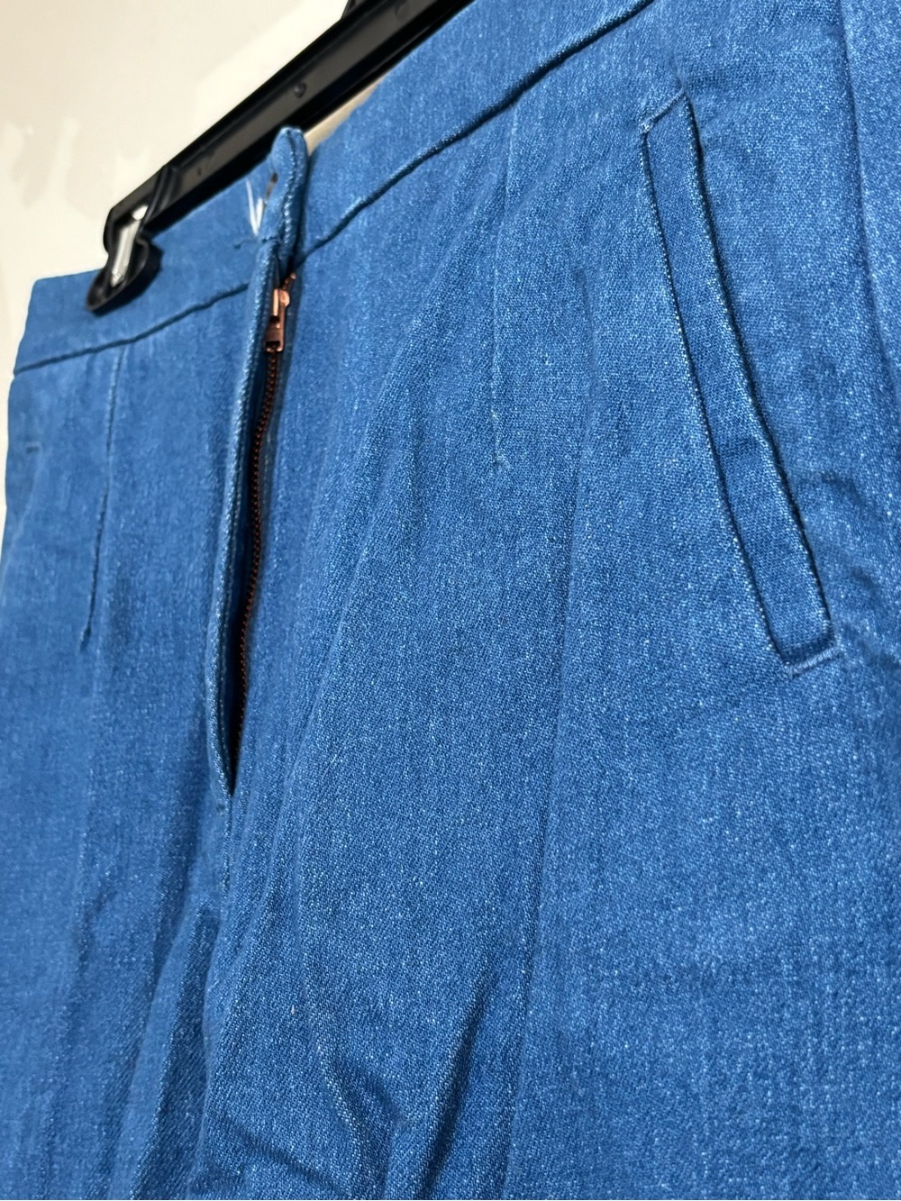 Pants droit Martin baby blue Sezane - Picture 7 of 8